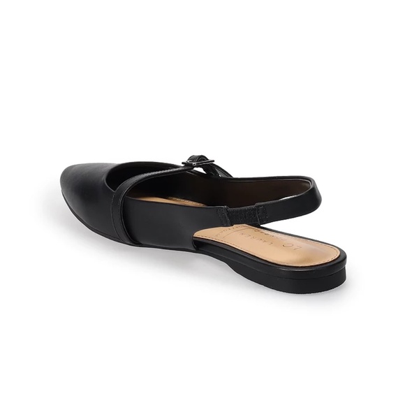 NEW LC Lauren Conrad Danyelle Women's Ballet Flats 11 BLACK - Picture 3 of 6